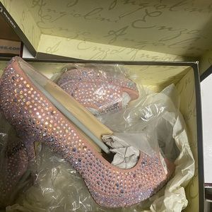 Enzo Angiolini crystal shoes
